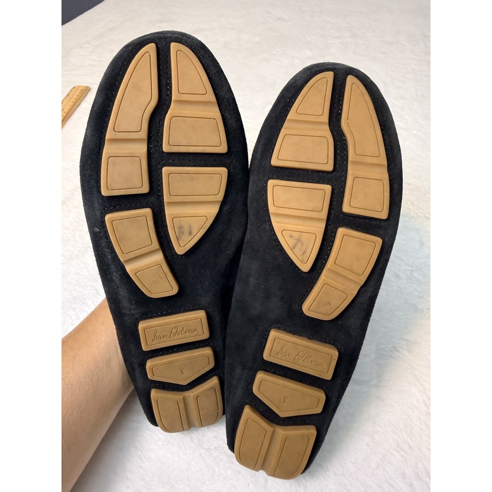 Sam Edelman Women's Farrell Leather Slip On Driving Moccasin BLack Size 8 - Picture 3 of 4